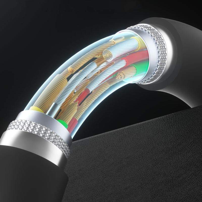 Fast Speed PD100W Power Cord Digital Display Charging Cable for Fast Charging and Data Sync Double End USB C Port