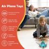 Kids Airplane Toy Bump Go Airplane Toy with Lights Sounds Play Vehicle Toys for Boys Girls Play Airplanes Toys Random Color Doll