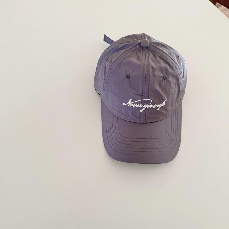 New outdoor thin quick-drying candy-colored baseball cap big head circumference embroidery soft top sunshade cap