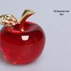 Red Crystal Apple Ornament - Christmas Eve Gift and Car Decoration