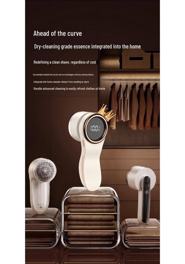 Electric Fabric Shaver & Pilling Remover with Suction for Home Use