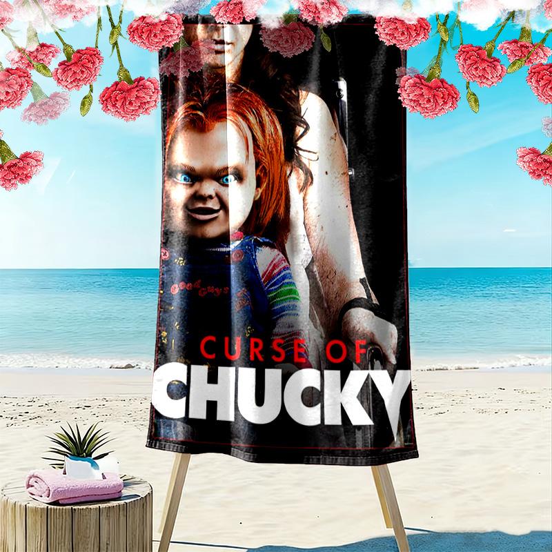 Chucky's Deadly Return beach towel Outdoor camping soft Outdoor pool towel seaside quick-drying swim towel beach Travel and vacation towels Comfort