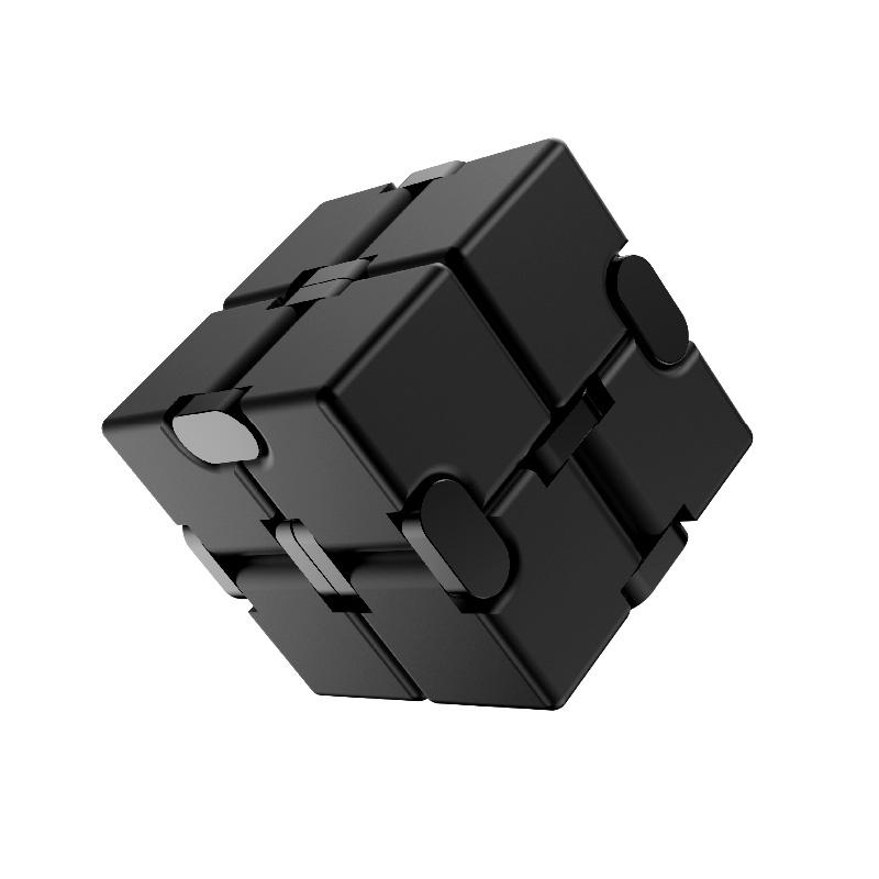 EN71 CPC Mini Metal Anti-Stress Relief Magic Puzzle Cube 2x2x2 Infinite Flip Sensory Toys Creative Christmas Gifts for Children