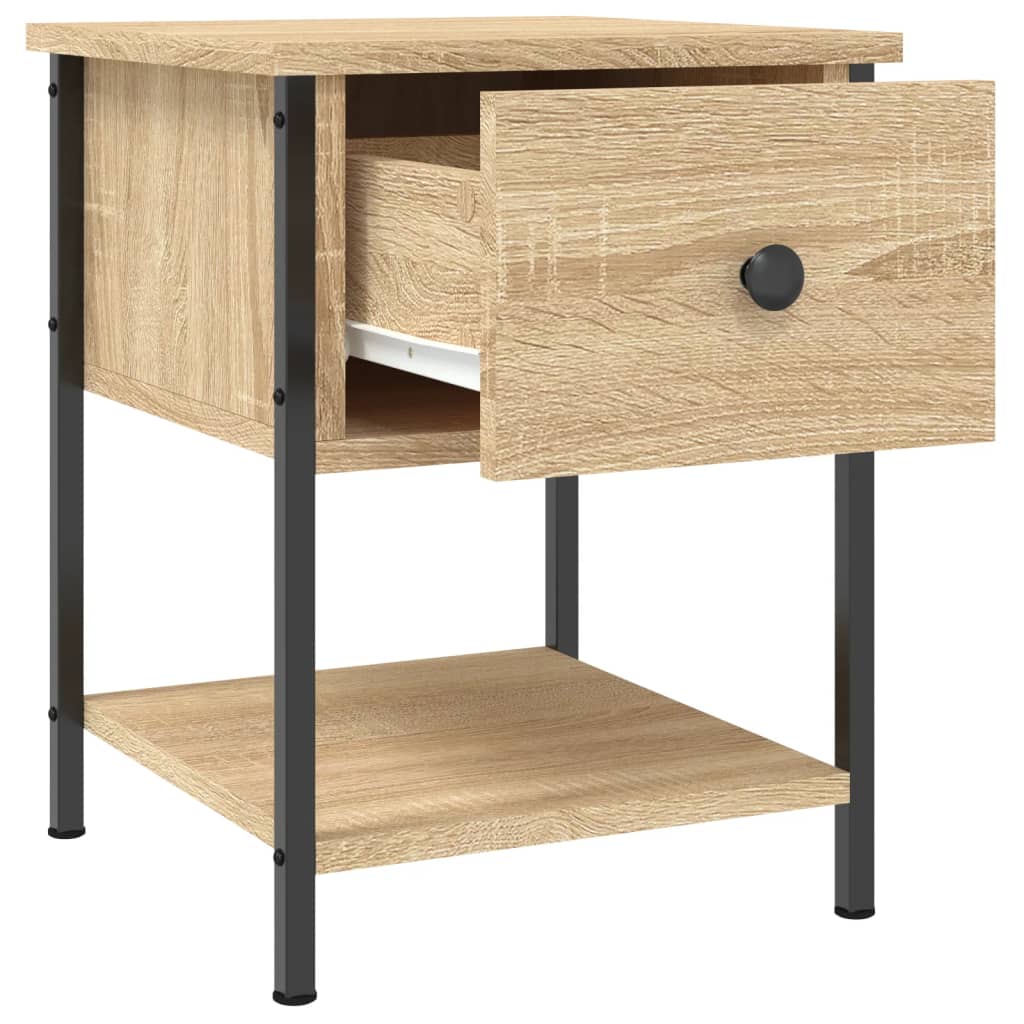 Nightstand Sonoma Oak 34 X 35.5 X 45 Cm Engineered Wood