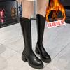 Small thick-soled boots women's autumn new models, but knee-high knight boots long boots women's autumn and winter boots