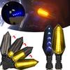 Universal Amber Blue 12V DRL Flowing Flashing Dynamic Sequential Motorcycle Led Turn Signals Light Indicator Light Motorcycle