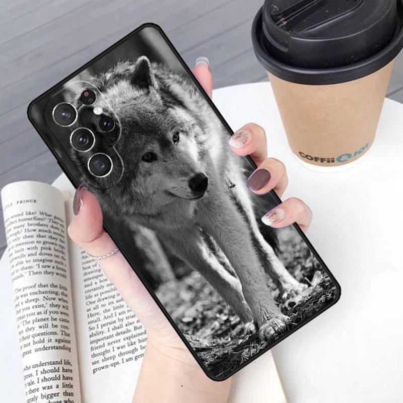 Wolf Wolves Phone Case Cover For Samsung Galaxy S24 S25 Ultra S21 S22 Ultra S10E Note 10 Plus Note 20 FE S23