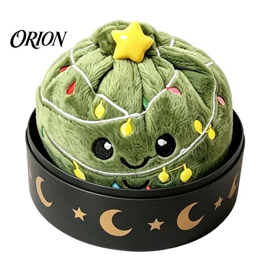 Plush Squeeze Toys Christmas Dumpling Stress Relief Toy, Santa Claus Snowman Reindeer Comfortable Sensory Plushie Steamed Bun Relaxation Toy