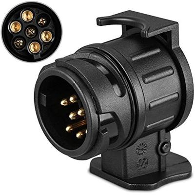 Adaptor de remorcare cu 13 pini la 7 pini-pentru remorcă pentru camion rulotă-impermeabil 12 V