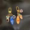 Korean Style Surfboard Lifebuoy Charm Keychain for AirPods