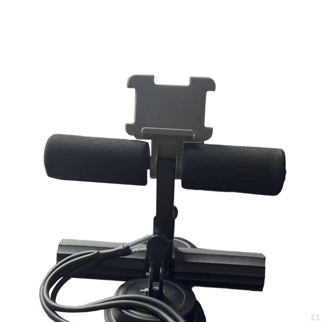 Abdominal Bar Exercise Sit-Up with Steel Tube Latex Foam Adjustable Resistance Stable