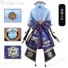 Kamisato Ayaka Cosplay Costume Wig Impact Ayaka Cosplay Dress Folding Fan Ayaka Shoes Full Set