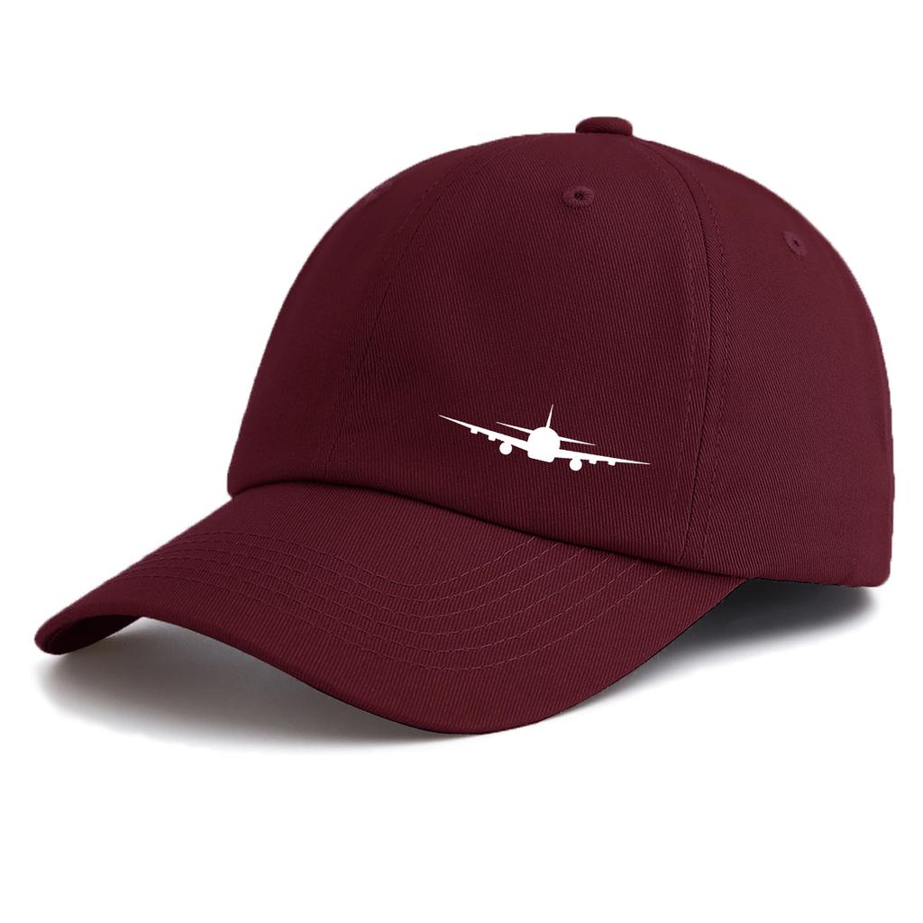 pc Airplane Print Baseball Cap for AdultsMinimalist Retro Style Casual Soft Adjustable Dad HatPerfect As Gift