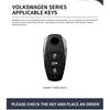 For VOLKSWAGEN Zinc Alloy Leather Car Key Case Cover Protector Shell for Volkswagen VW Golf 6 Mk6 Tiguan Polo Passat CC B6 B7 To