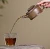 Yixing Handmade Purple Clay Teapot, Raw Ore, Gold Sand,tea Pot, Make A Splash Kung Fu Tea Set 310ml