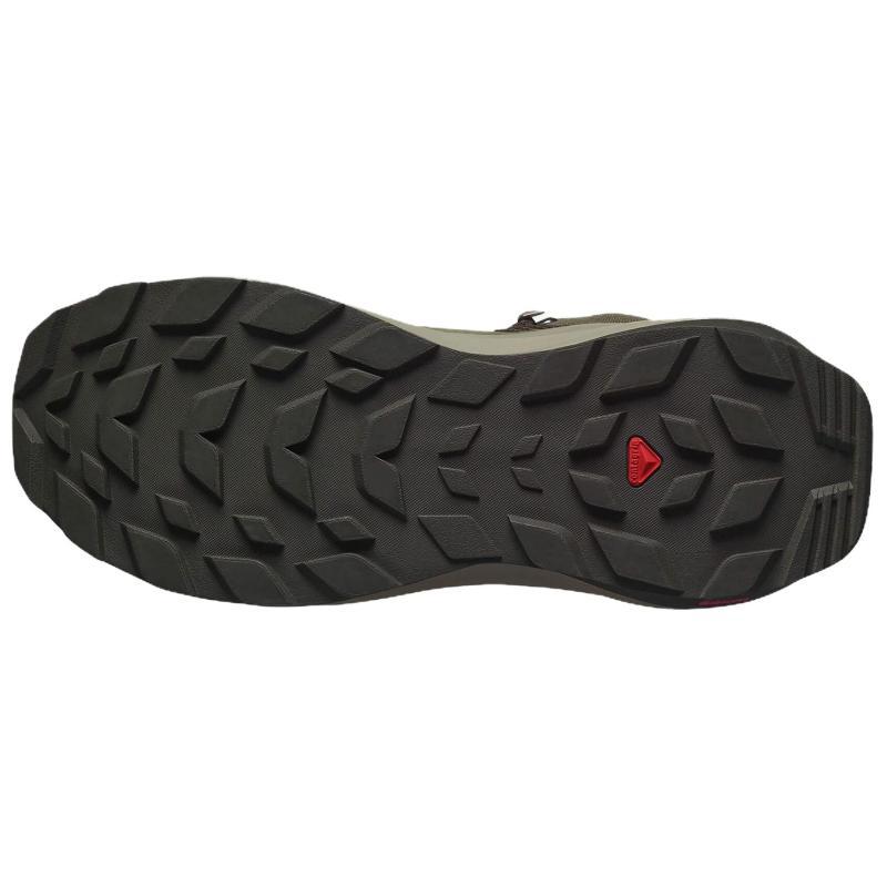 SALOMON Elixir Wear-Resistant Slip-Resistant Short Outdoor Boots Men's Dark Green Sneakers L47697800