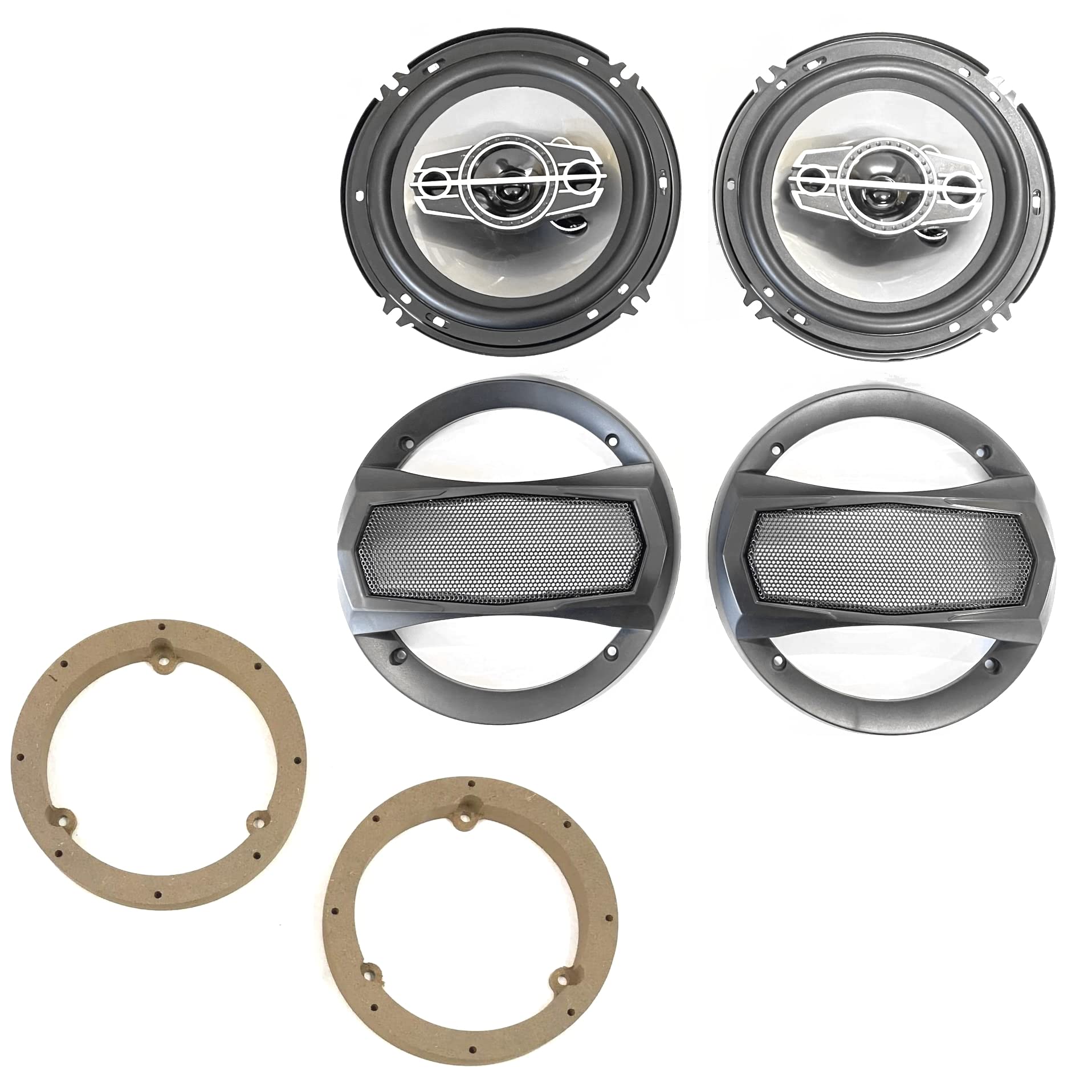 

Комплект подиумов для динамиков CGP Jimny 16 см, 4-полосный, 350 Вт, CG6463-4991F