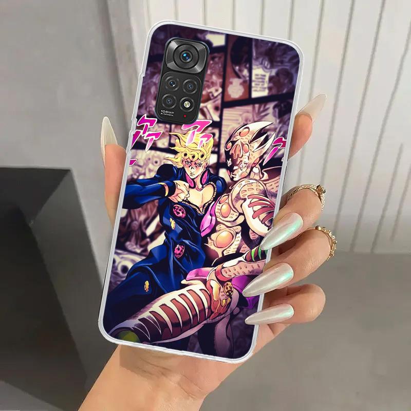 JoJo Bizarre Adventure Golden Wind Phone Case for Xiaomi Redmi Note 15 14 14S 13 12S 12 Pro 11S 11 Plus 11T 11E 10S Soft Funda P