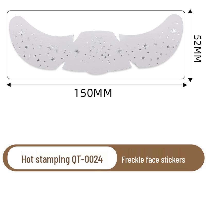 Cross Hot Stamping Tattoo Stickers: Waterproof Glitter Stars & Butterflies for Party Makeup & Stage Performance