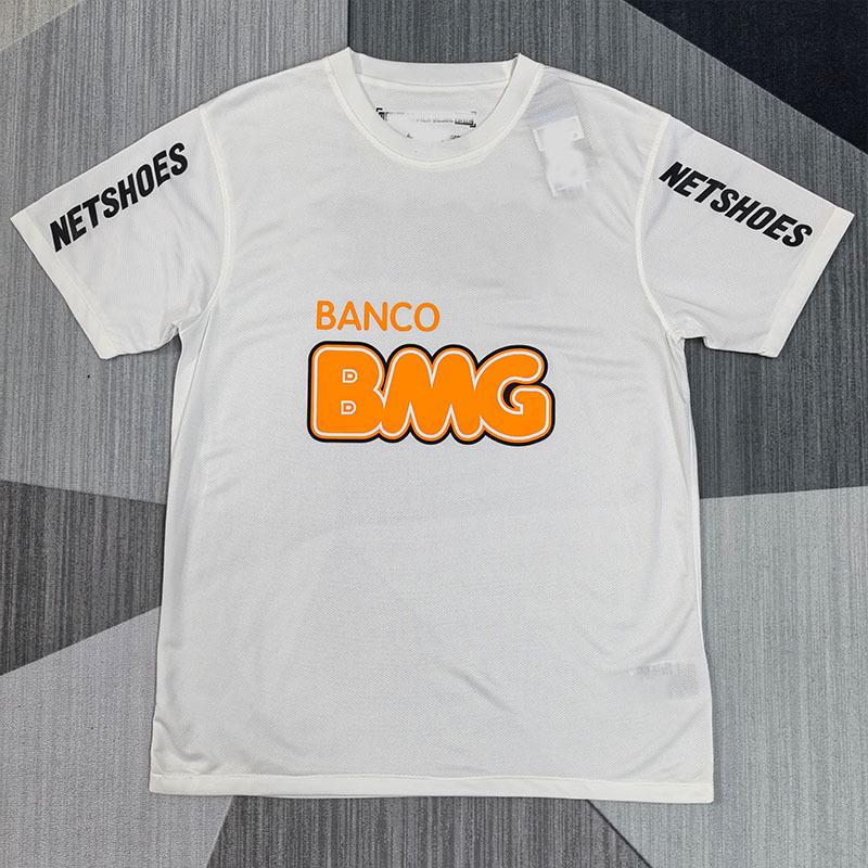 Retro Santos FC Short Sleeve Football Jersey No Red Patch (Sizes S-2XL) M белый