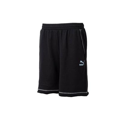 Color Block Loose Mid-Waist Casual Shorts Men Bottoms Black 626861-01