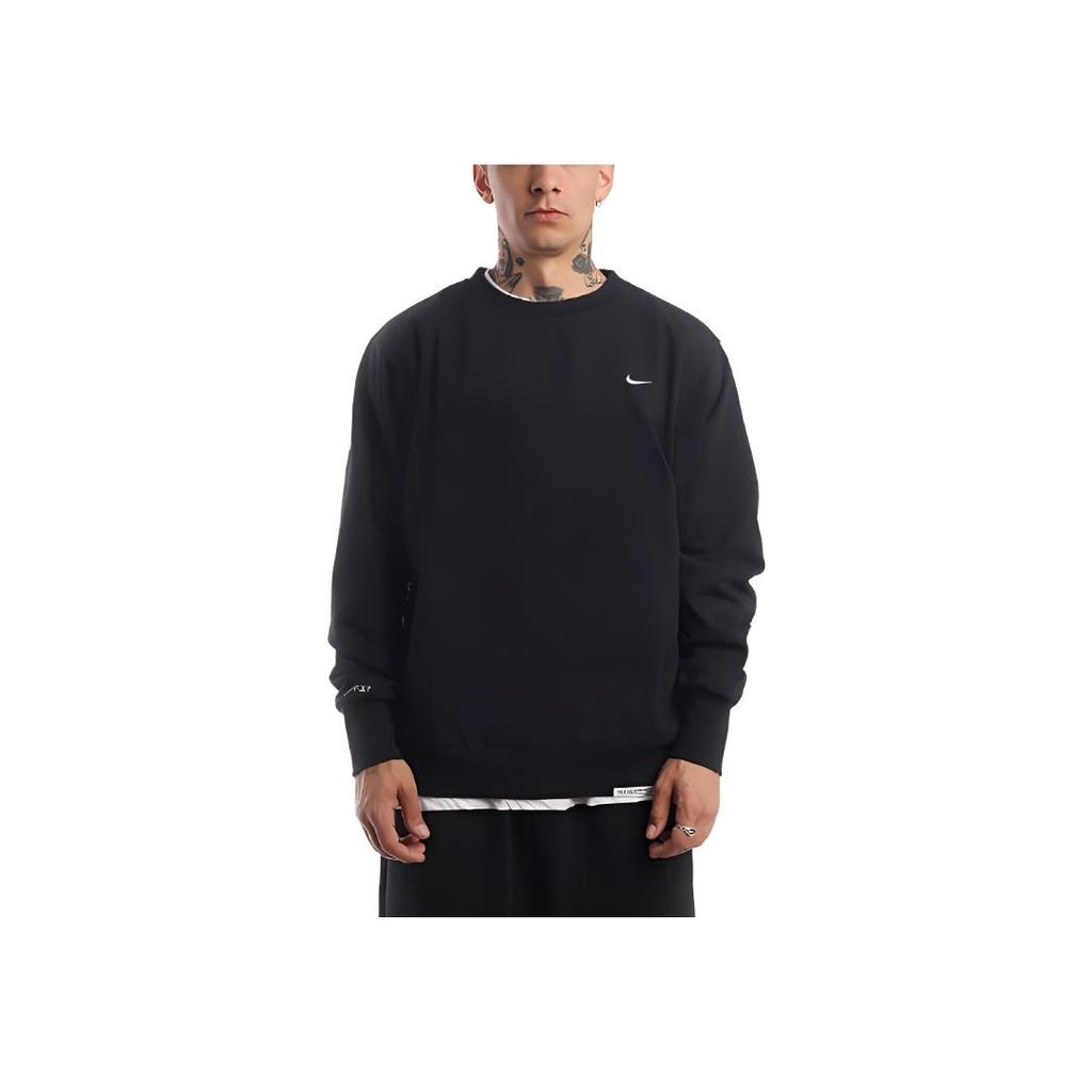 New Nike Standard Issue Basketball Crew Dri Fit Loose Fit Sweatshirt DQ5820-010