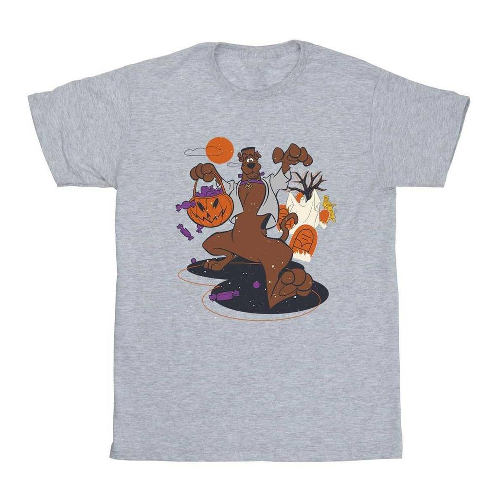 Scooby Doo Womens/Ladies Monsters Pumpkin Cotton Boyfriend T-Shirt