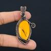 Beautiful Mookaite Gemstone Copper Wire Wrap Handmade Pendant Jewelry Gift