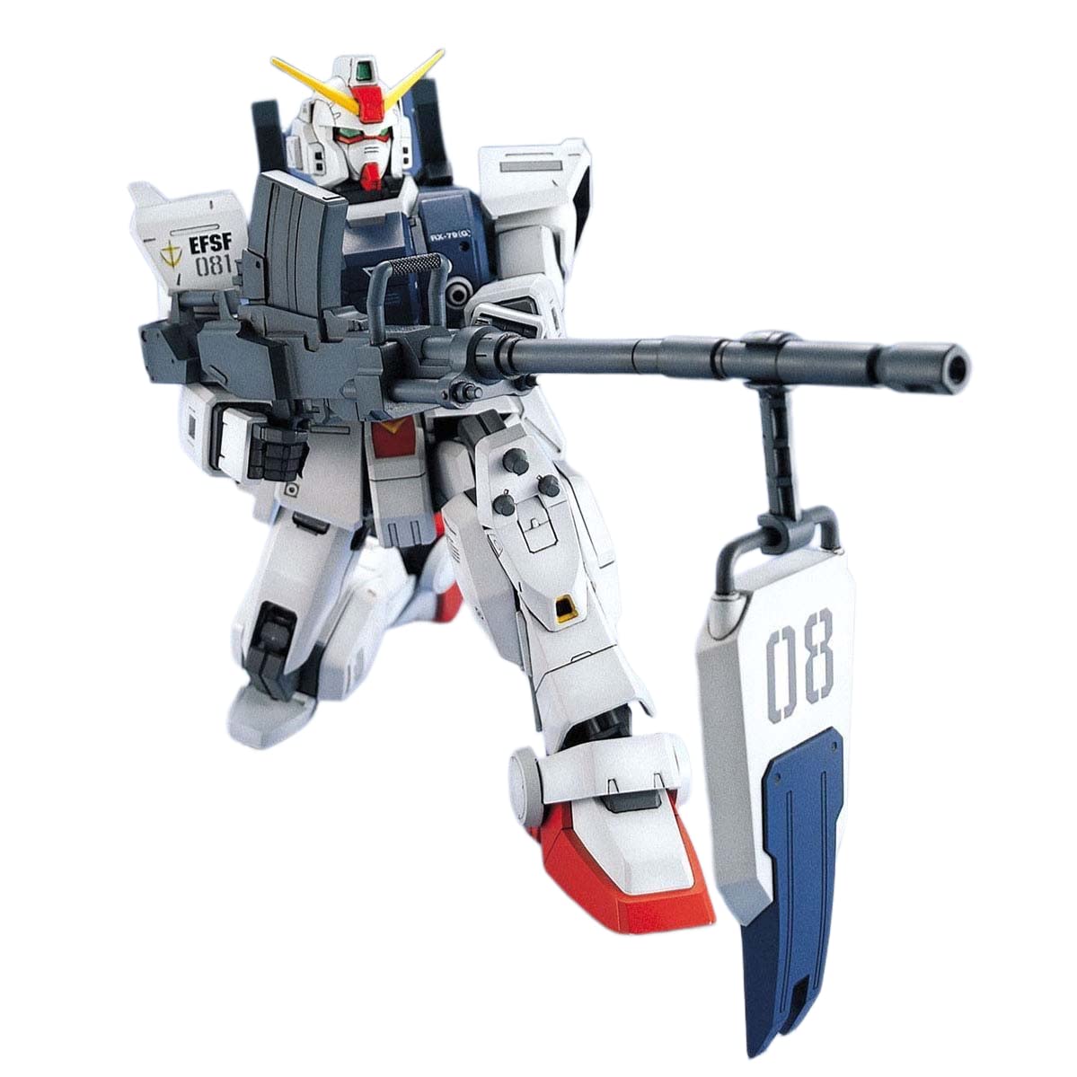 

MG Mobile Suit Gundam 08th MS Team Ground Type Gundam Scale Plastic Model RX-79G 1/100 Pre-Colored