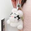 Cute Little White Rabbit Plush Bag Pendant Lolita Rabbit Doll Girl Crossbody Bag Girl Doll Pendant