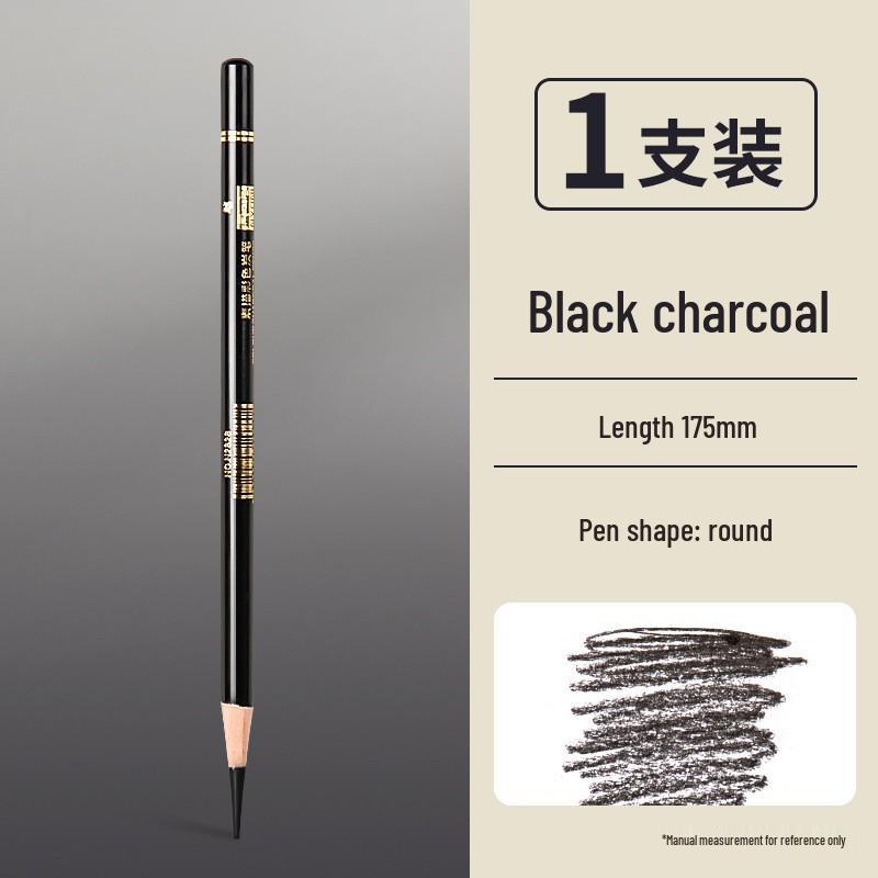 Neoni Matte Sketching & Soft Charcoal Pencils for Art Students with Professional Painting Brushes.
