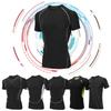 WEZHO Men's Sci-Fi Long-Sleeve Sports Training Shirt