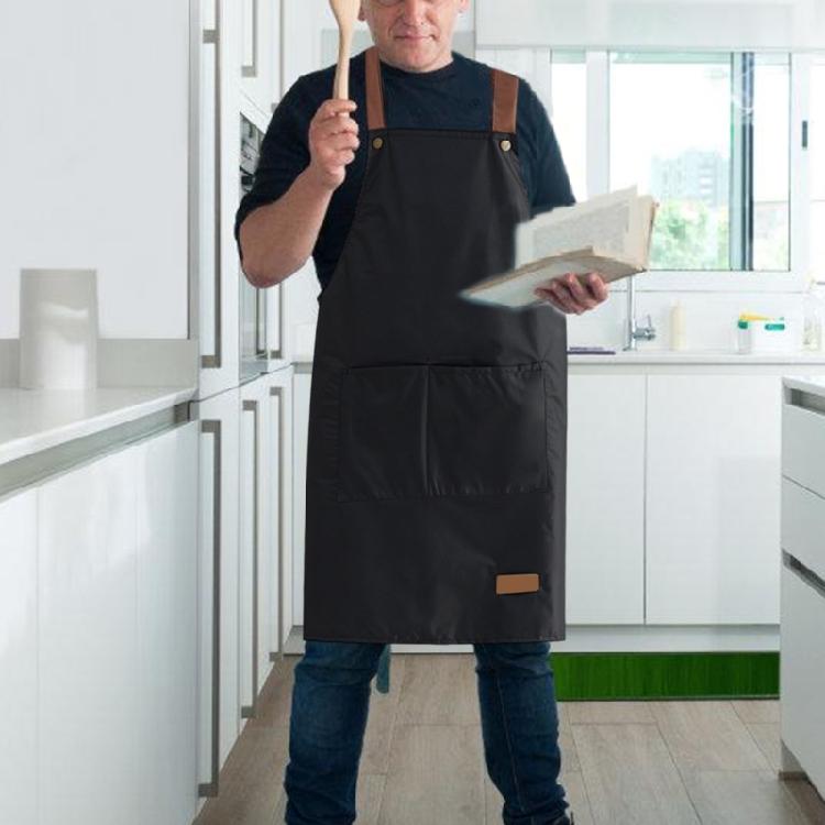 Comfortable Waterproof Kitchen Waist Apron Protects Against Oil Splashes for Kitchen Staff Home Food Processors