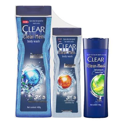 Clear Men Cool & Energizing Body Wash Set