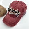 Cotton Baseball Cap Distressed Finish Washed Cotton Cap Retro Dad Hat  for Men Women