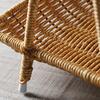 Rattan Imitation Fruit Storage Tray Square Dried Fruit Tray New Chinese Style Snack Rack  Desserts