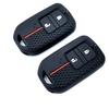 Silicone Remote Car Key Case For Honda Fit Gp5 Shuttle Gp8 Jade Vezel City Civic Jazz Brv 2 Buttons Key Cover Car Accessories