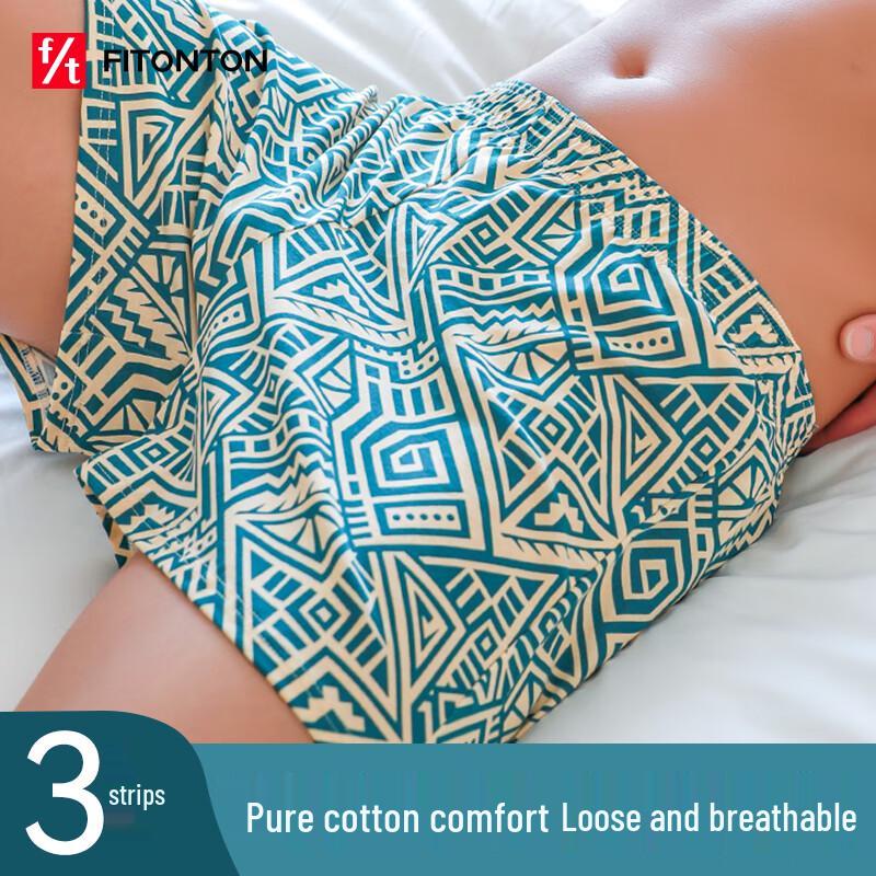 

Мужские хлопковые боксеры FitonTon, 3 шт. 2XL