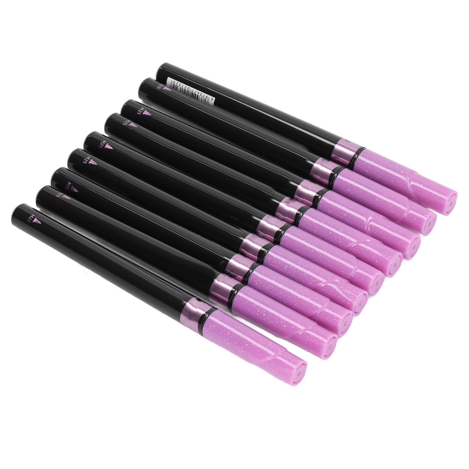 

10 Pcs Paint Markers Purple Metal Texture Waterproof Glass Marker for DIY Album Clothes Ceramic Hand Painted