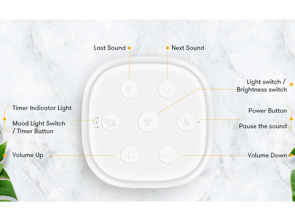 Cross-Border Baby Sleep Aid Lamp: Night Light & White Noise Speaker