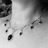 Vampire Cameo Choker, Gothic Jewelry, Victoria, Retro, Butterfly, Blood Drop, Pagan, Witchcraft, Alternative, Necklace for Women
