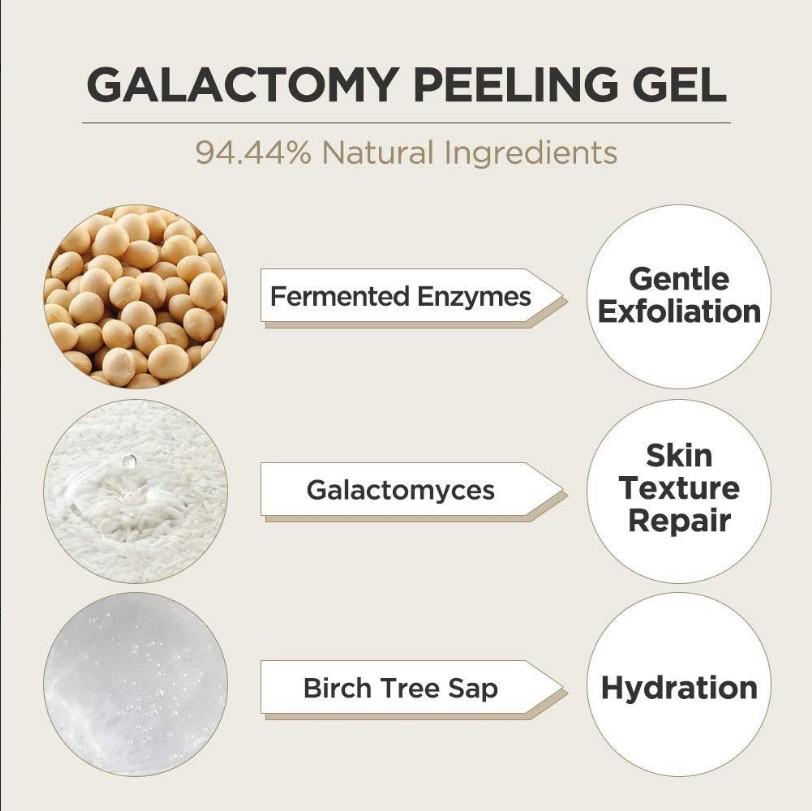MANYO FACTORY Gel Peeling Enzymatique Galactomy Double set 75+75ml