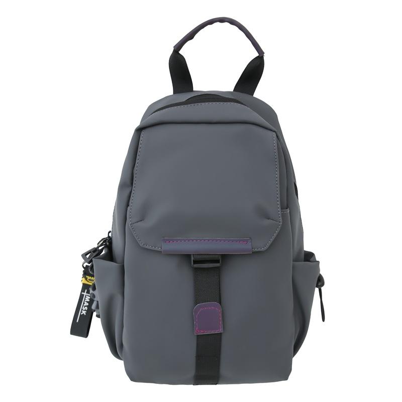 

Нагрудна сумка великої місткості Чоловіча сумка на відкритому повітрі Сумка через плече сірий