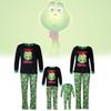 Gemütliches Weiches Polyester Familien-Partner-Pyjama-Set mit dem Grinch für alle Altersgruppen