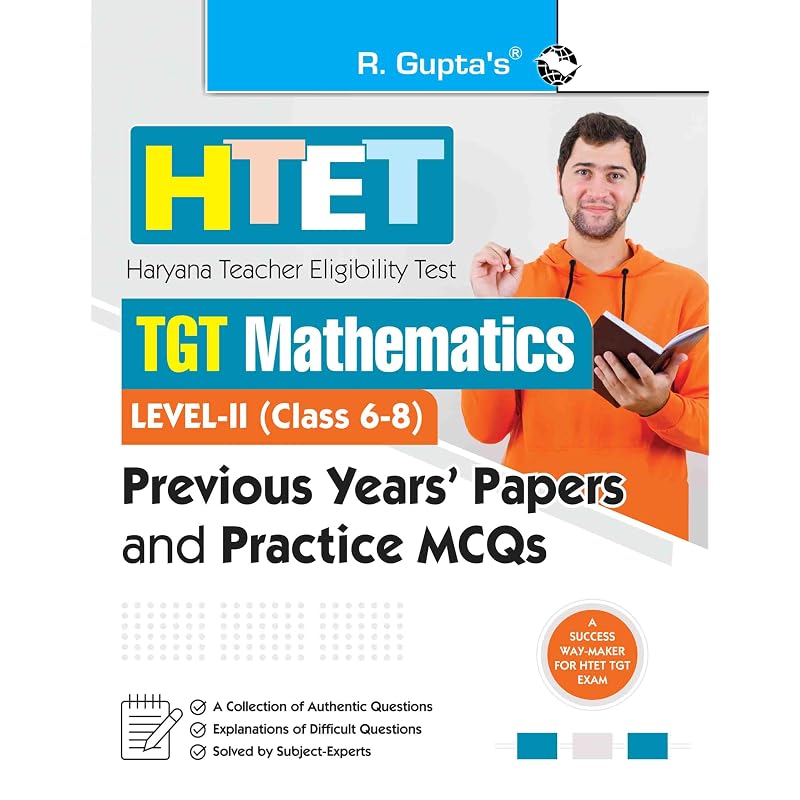 HTET (TGT Mathematics) Previous Years' Papers & Practice MCQs (Level2)