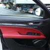 ABS Carbon Fiber For Alfa Romeo Stelvio 2017 2018   Car Interior Door Panel Trim Decor Strips Car Accessories
