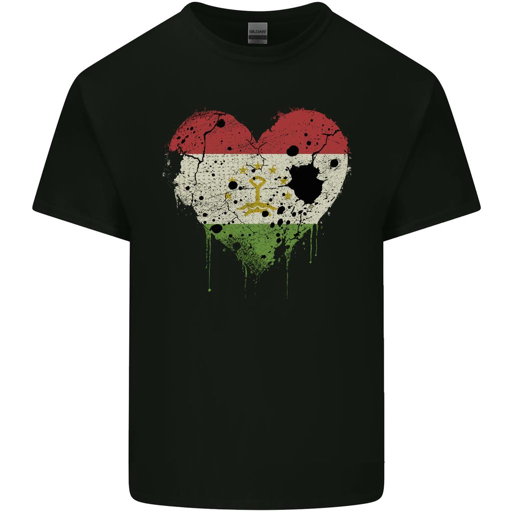 Love Tajikistan Flag Tajik Day Football Unisexs Light Cotton TShirt