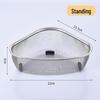 Stainless Steel Drain Basket: Triangle Rack for Fish Tanks, Dishwashing, and Fruit & Vegetable Washing