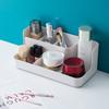 Cosmetic Storage Box - Plastic Vanity Organizer with Skincare Shelf, Perfect for Skincare Products,Space-Saving Beauty Holder