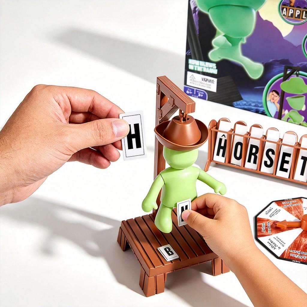 Magnetic Hangman Word Game Tabletop Puzzle For Family Fun And Brain Training